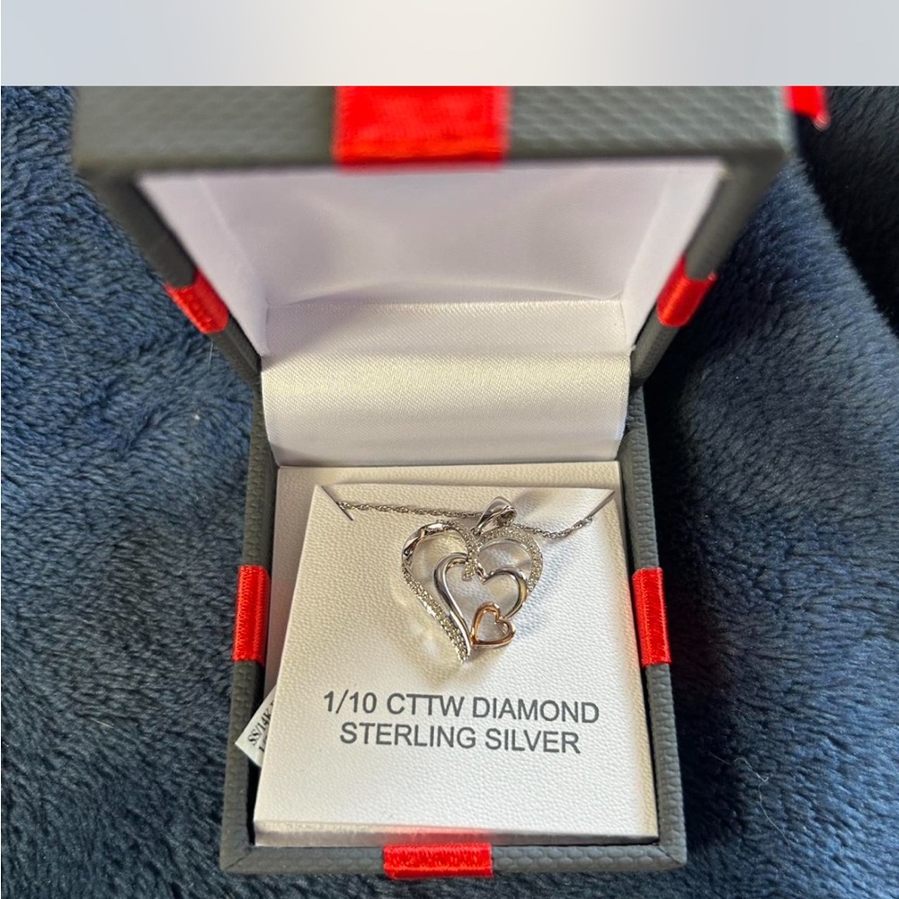 Sterling Silver Heart Pendant Necklace